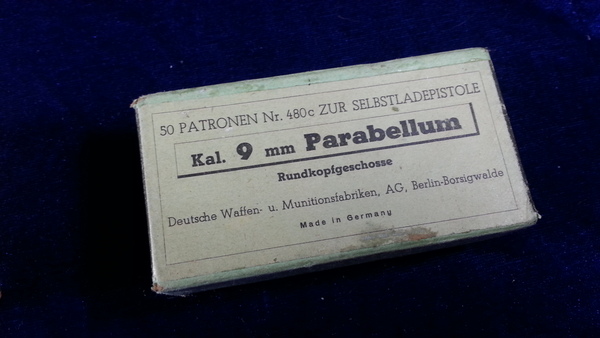 seltene DWM 9mm Parabellum